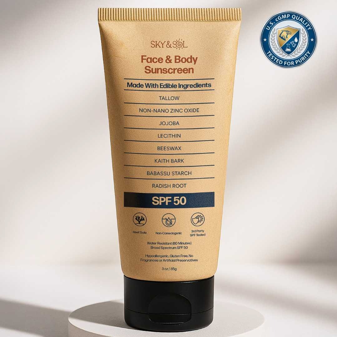 Sky and Sol Face and Body Sunscreen SPF 50